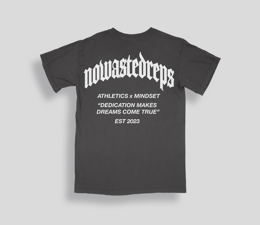 "Dedication" tee [dark grey]