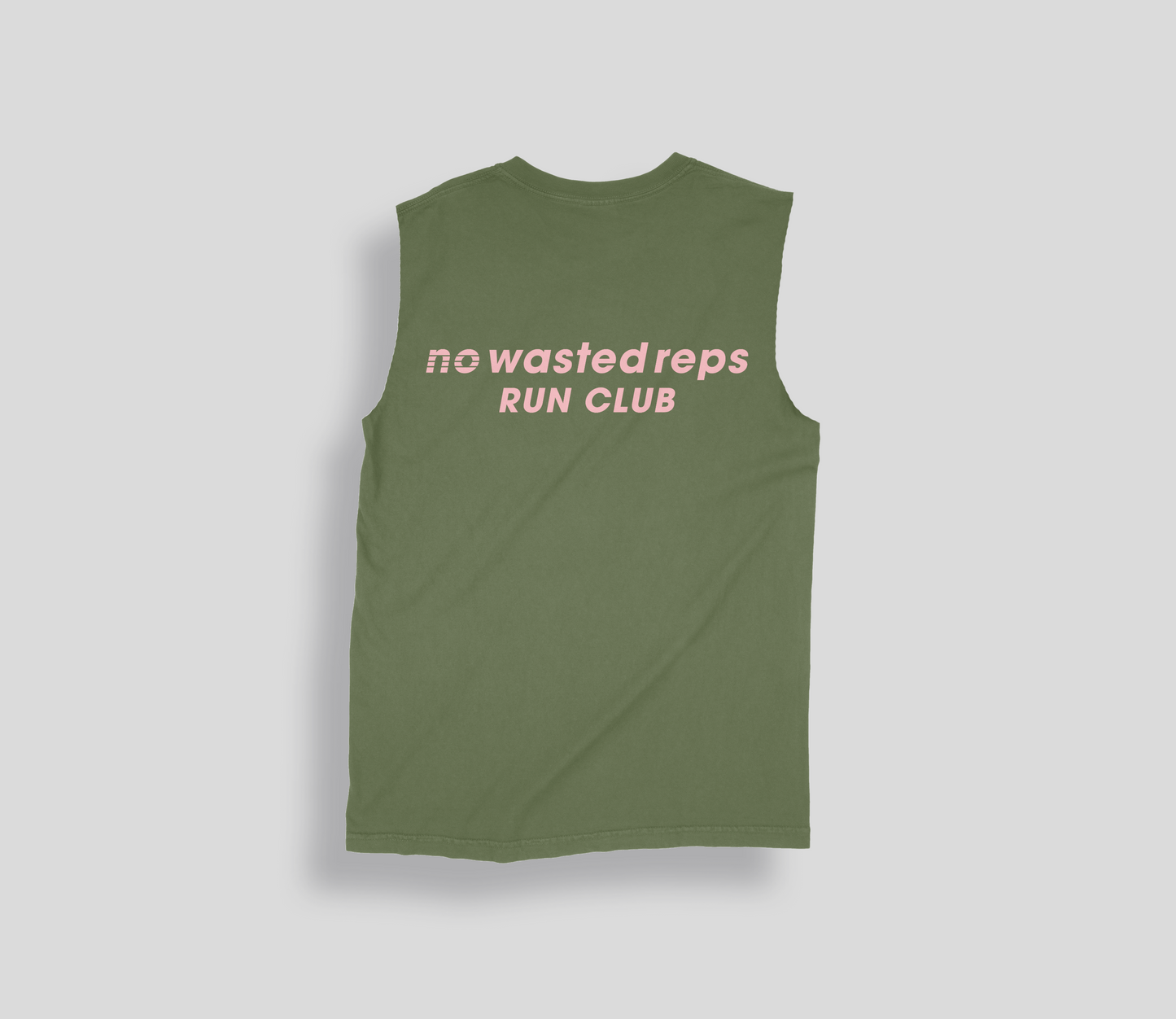 Speed logo "Run club" cut-off [hemp green]