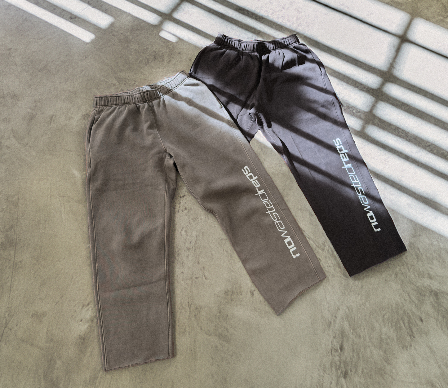Cropped sweatpants [faded black]
