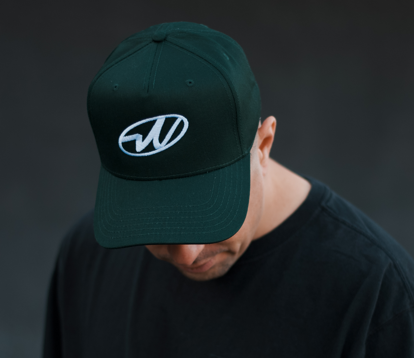 "The new staple" 5 panel hat [forest green]