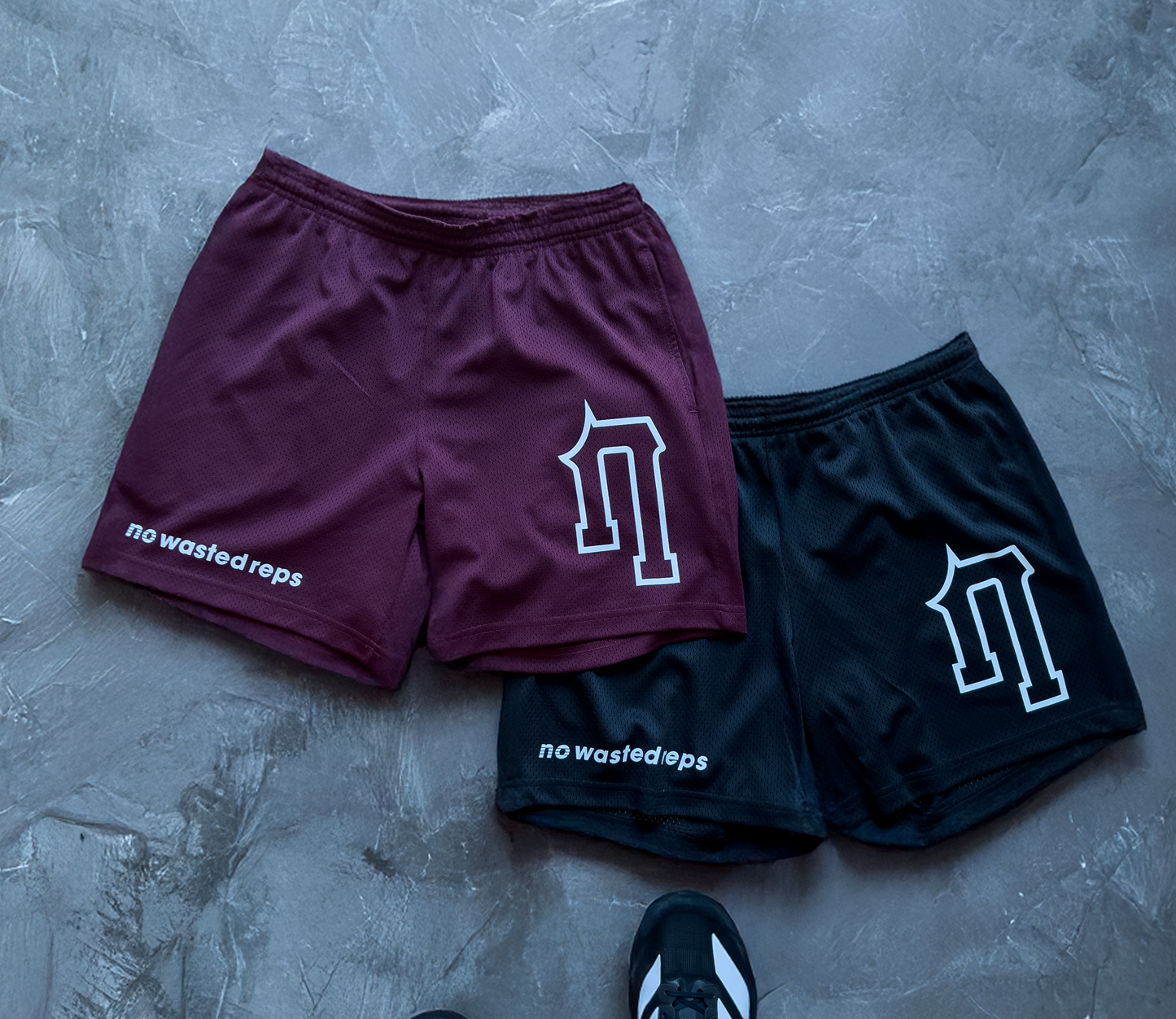 NWR mesh shorts [maroon]